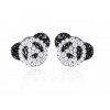 Panda Head Earrings